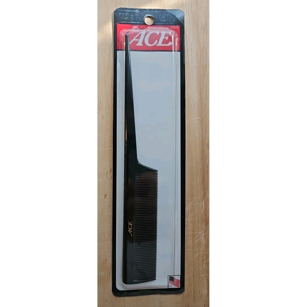 ACE BLACK 8" TAIL COMB  - 1 CT. (62576)  New Hairstyle Beauty Product